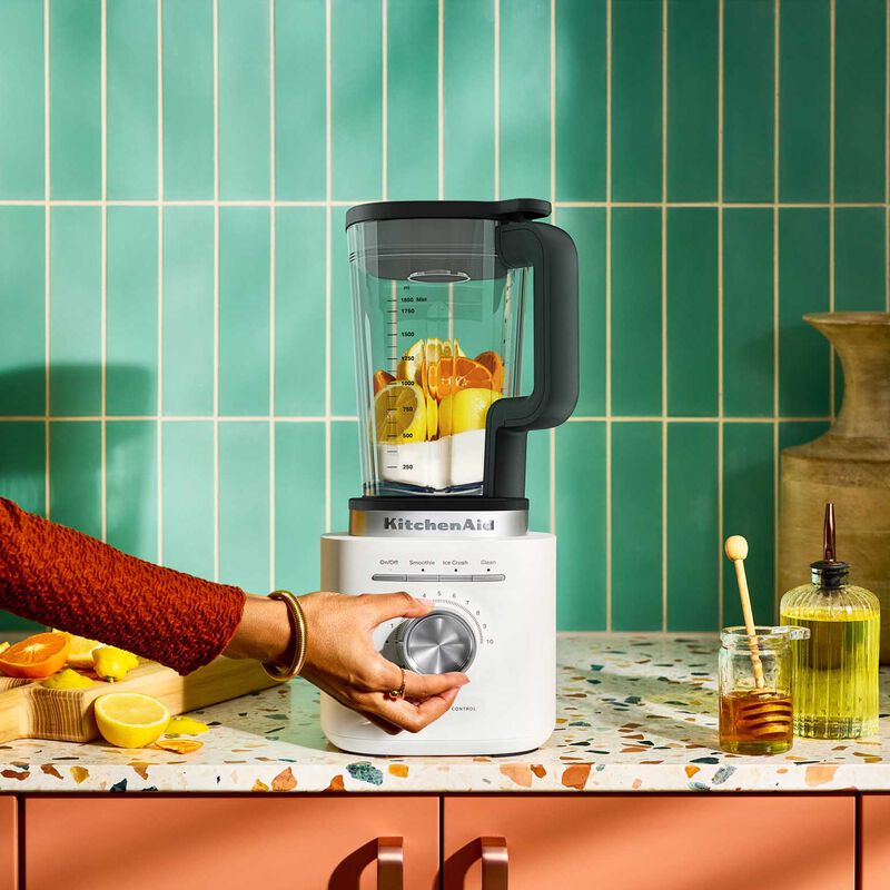 KitchenAid Glass Jar Blender - Porcelain White image number 3